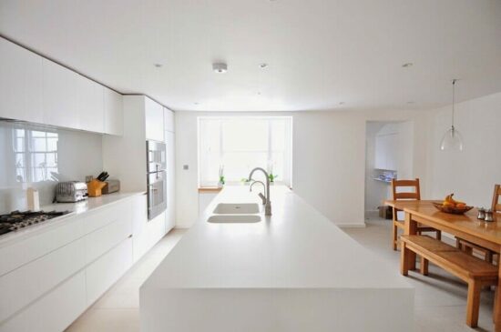 Primrose Hill Contemporary Corian Kitchen Primrose Hill Contemporary Corian Kitchen