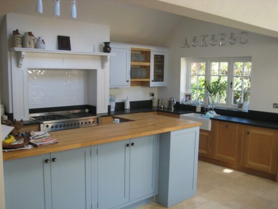 Burcott Painted and Oak Shaker Kitchen
