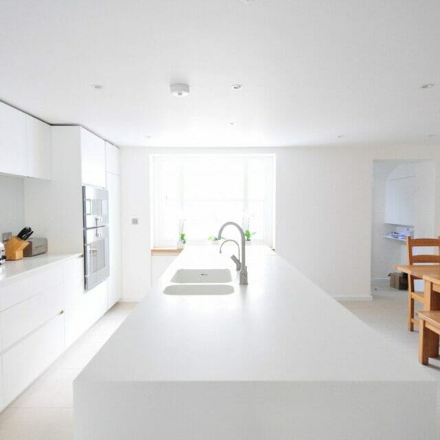 Regents Park Road Corian Contemporary Kitchen