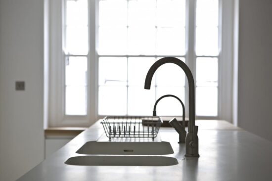 Primrose Hill Contemporary Corian Kitchen