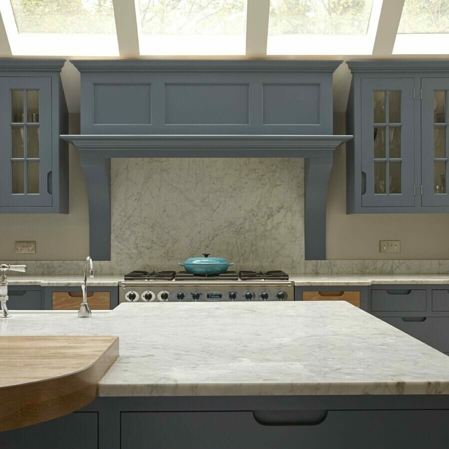 Hammersmith - The Hermitage American Style Handleless Kitchen - Higham ...