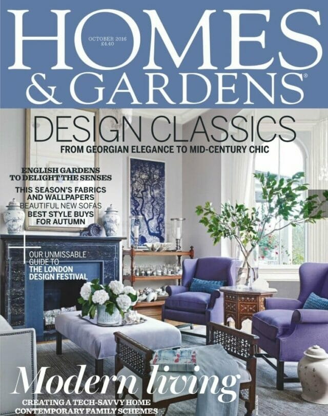 Homes and Gardens Oct 2016 Cover