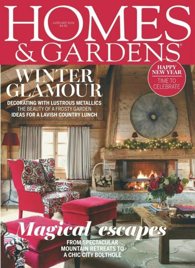Cover Homes and Gardens January 2018