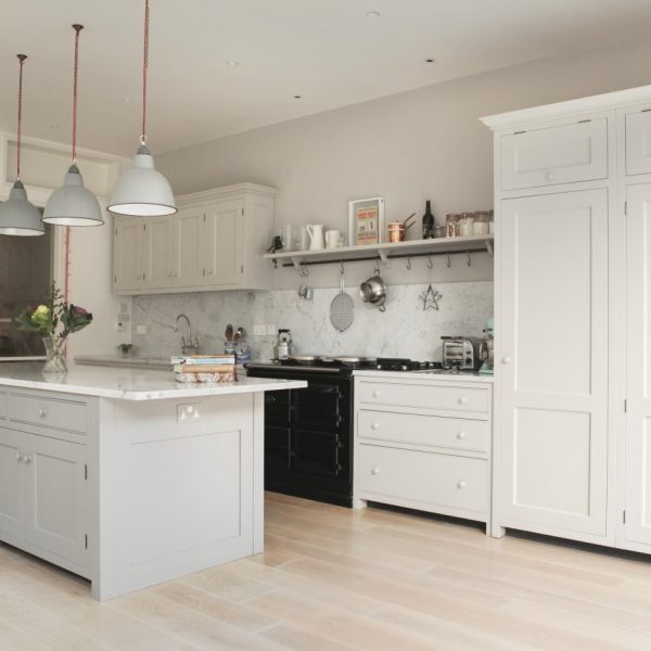 Brook Green traditional kitchen. Brook Green Traditional Kitchen AGA, Island and Larder