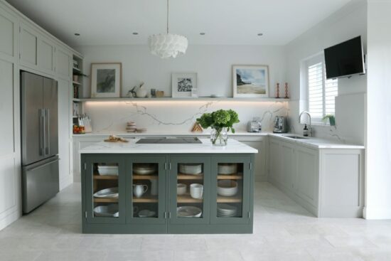 Alresford Handleless Painted Shaker Kitchen