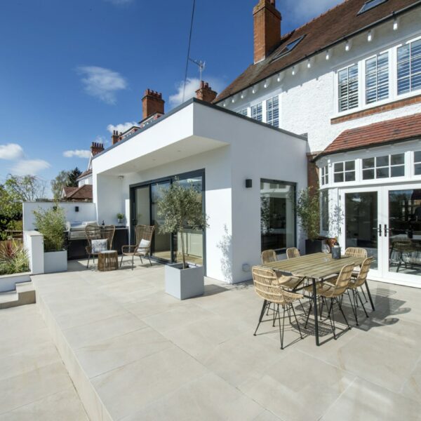 Old House New Home Outside Towards House