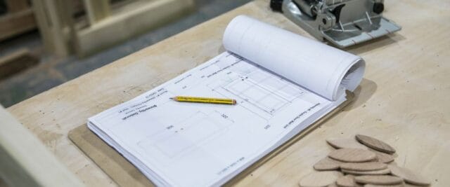 Higham Furniture workshop in Hampshire where bespoke kitchens are built by skilled craftsmen