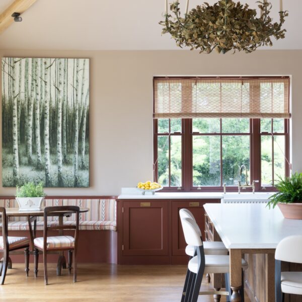 Bells Yew Green Kitchen Sink Run and Banquette Seat