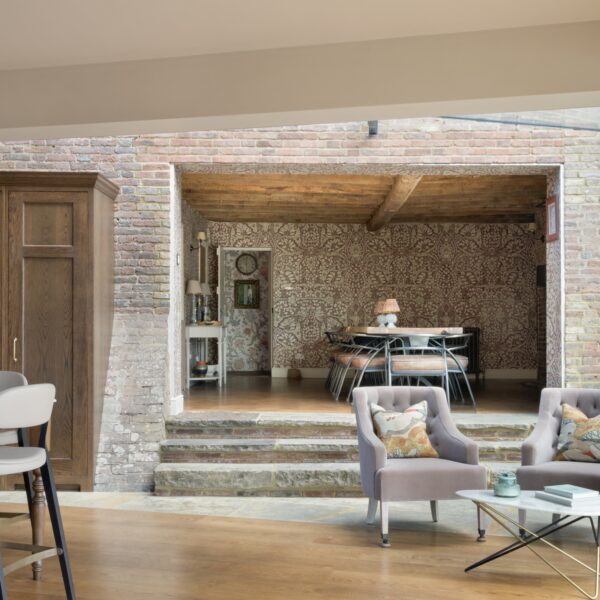 Bells Yew Green Kitchen to Dining Room