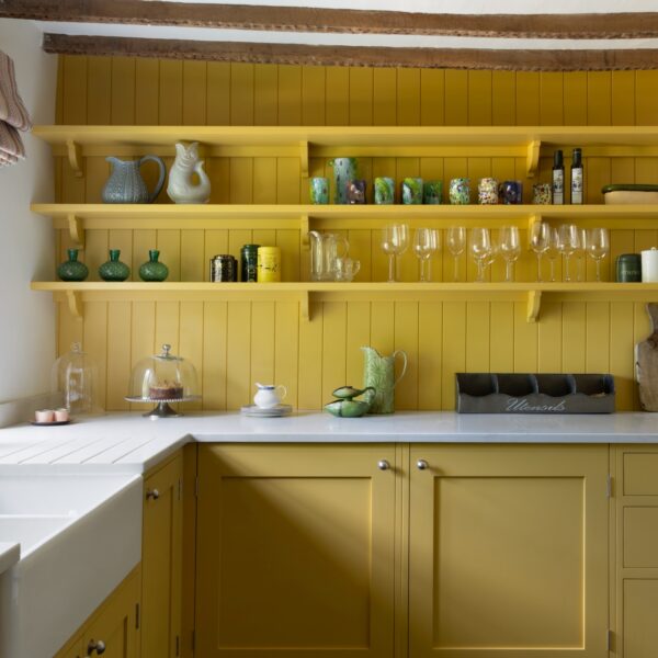 Bells Yew Green Pantry Sink and Storage